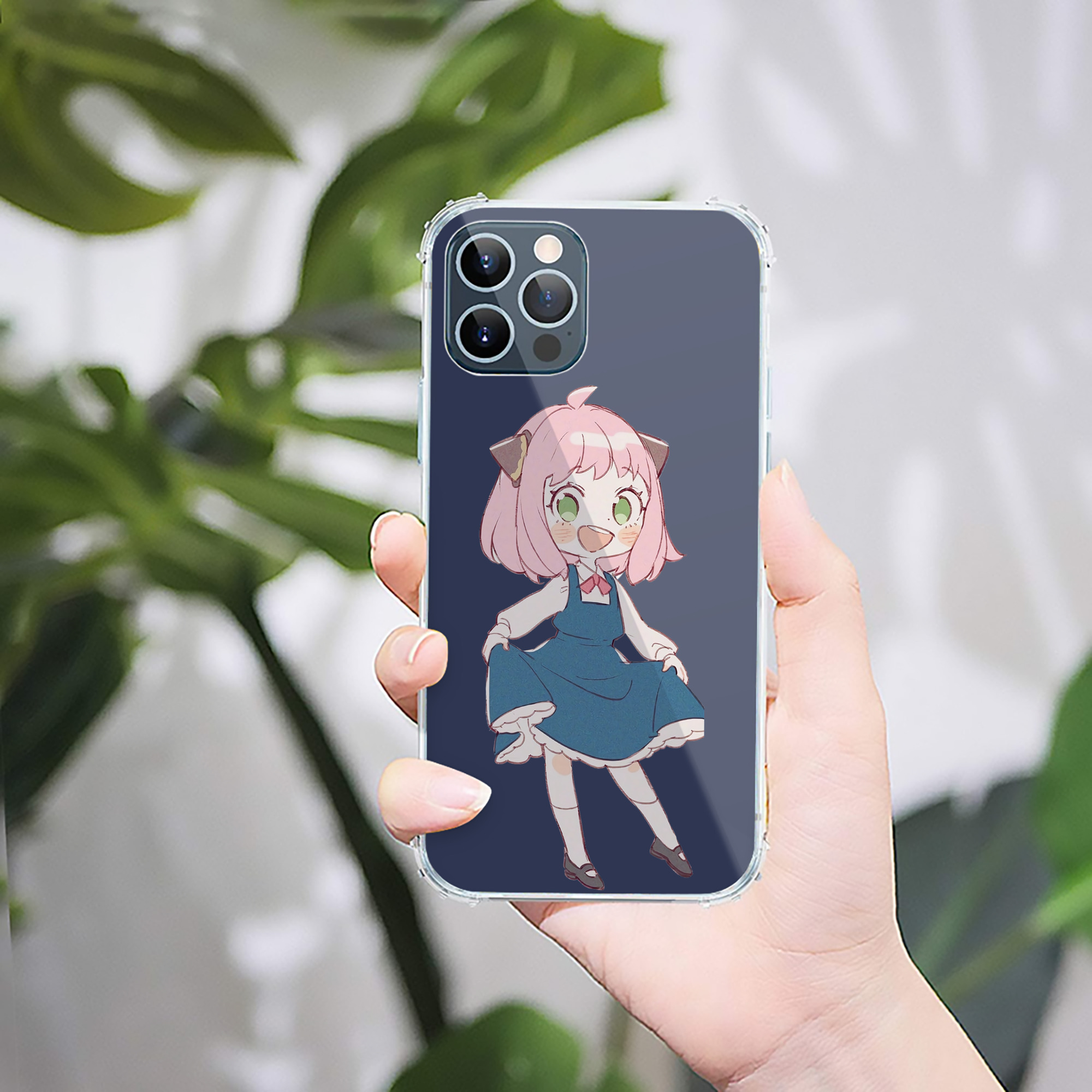 （画像用） SPY×FAMILY间谍家家酒 【iPhone 12シリーズ対応】透明スマホケース（クリアソフトケース）